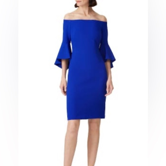 Chelsea28 Ruffle Off The Shoulder Dress Size 6 - Picture 1 of 15